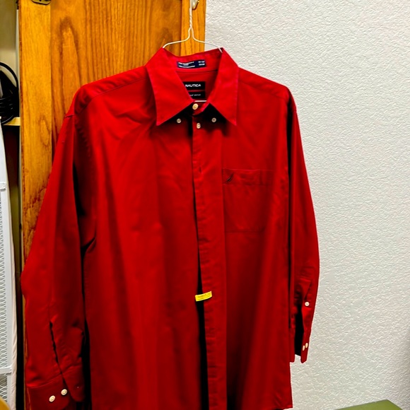 Men’s Red Dress Shirt - Picture 1 of 2